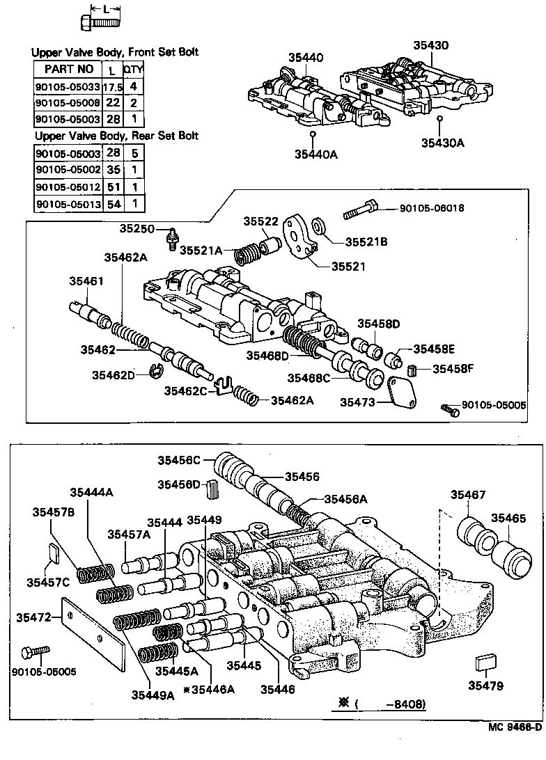 90501-27010 SPRING, COMPRESSION (FOR ACCUMULATOR PISTON NO.2) product image