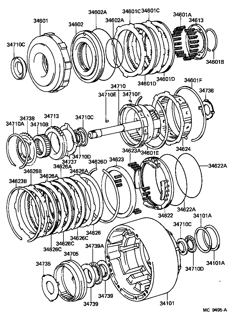 34624-26020 HUB, OVERDRIVE BRAKE product image