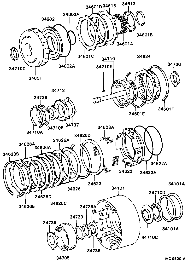 34710-28010 GEAR ASSY, OVERDRIVE PLANETARY product image