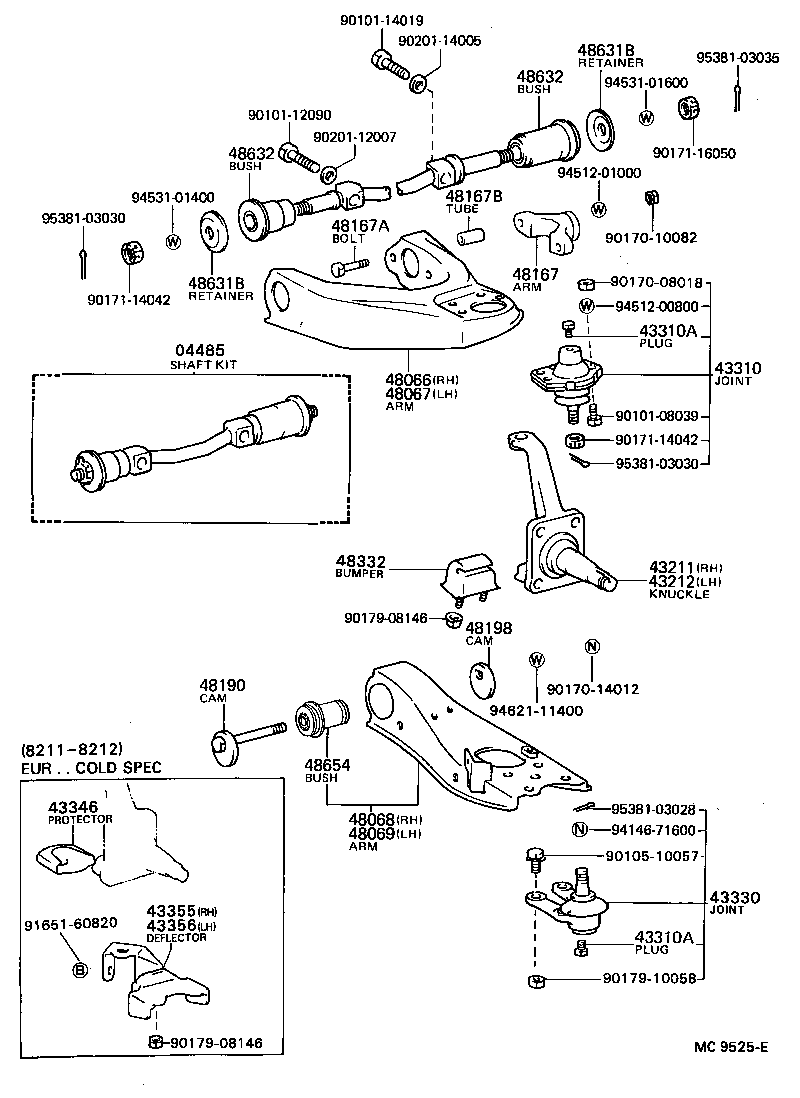 48331-27050 BUMPER, FRONT SPRING, NO.2 product image