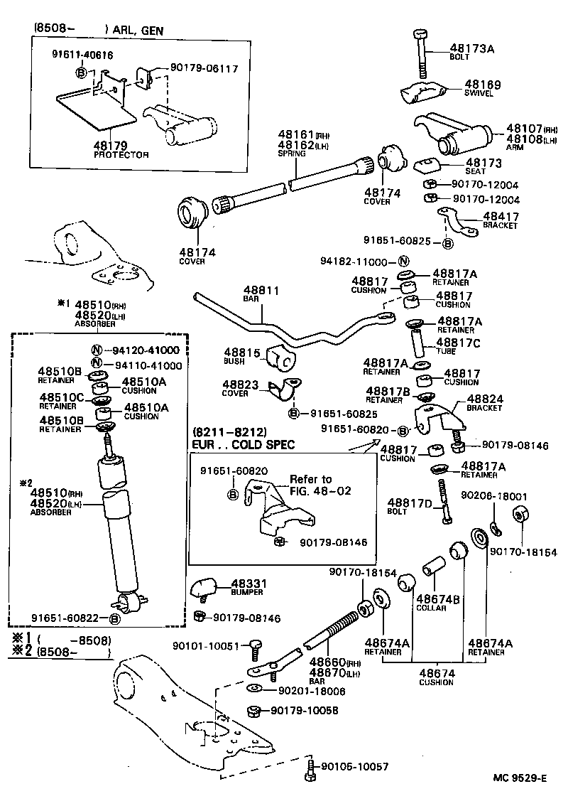 48819-28010 BOLT(FOR FRONT STABILIZER) product image