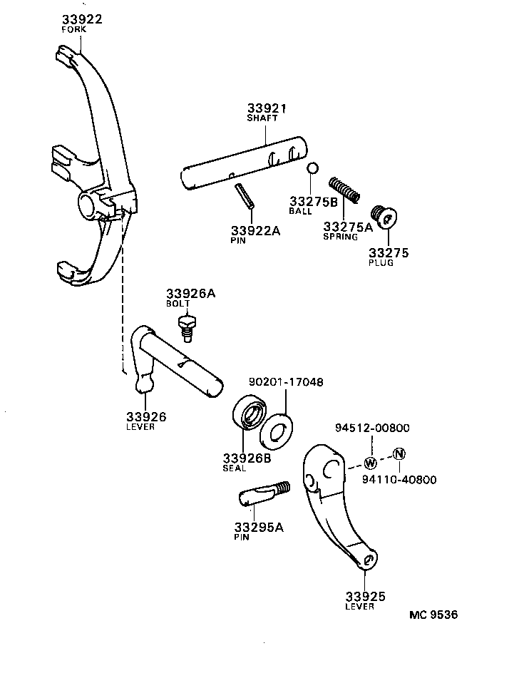 90501-14386 SPRING, COMPRESSION (FOR SHIFT DETENT BALL LOW SIDE) product image