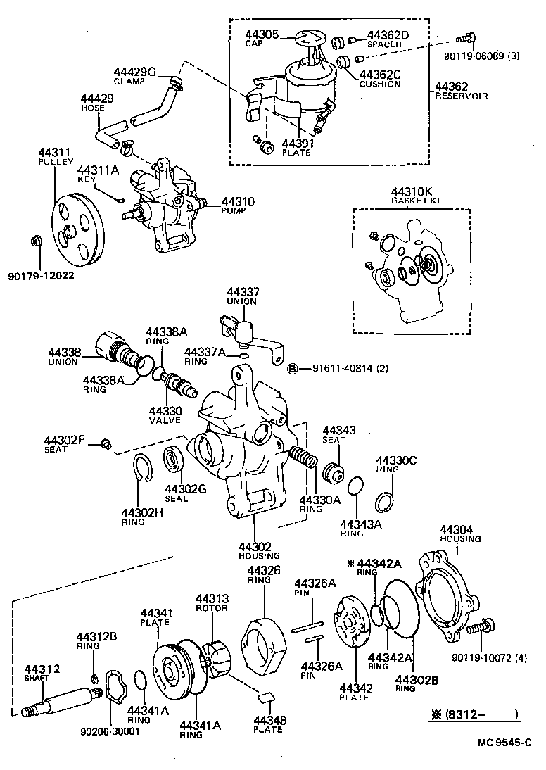 44320-24010 PUMP ASSY, VANE product image