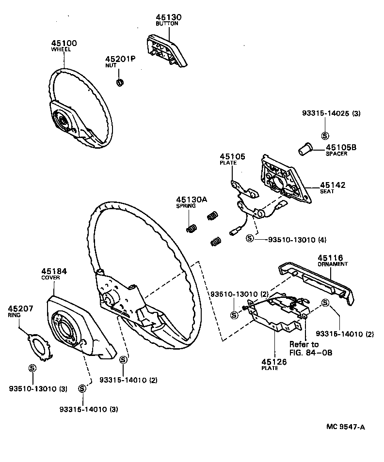 45142-24020 SEAT, HORN BUTTON CONTACT, NO.1 product image