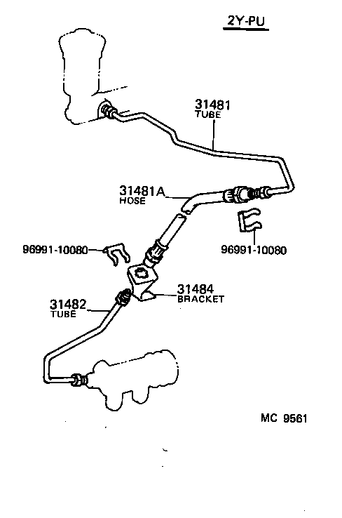 31301-22120 PEDAL SUB-ASSY, CLUTCH product image