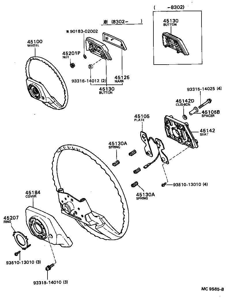45142-24020 SEAT, HORN BUTTON CONTACT, NO.1 product image