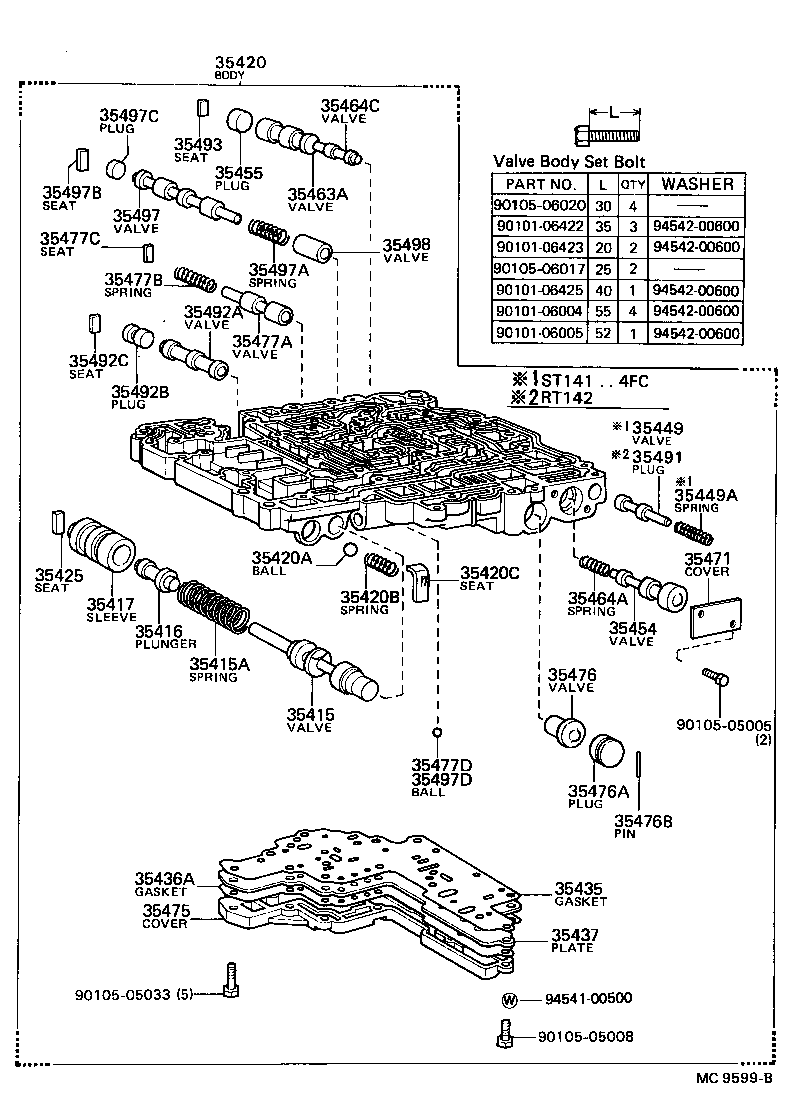35432-20020 PLATE, VALVE BODY, NO.1 product image