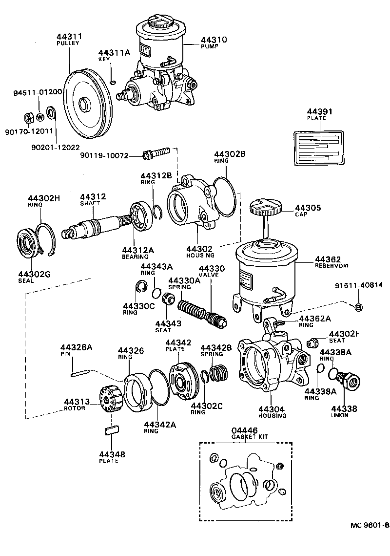 44320-20070 PUMP ASSY, VANE product image