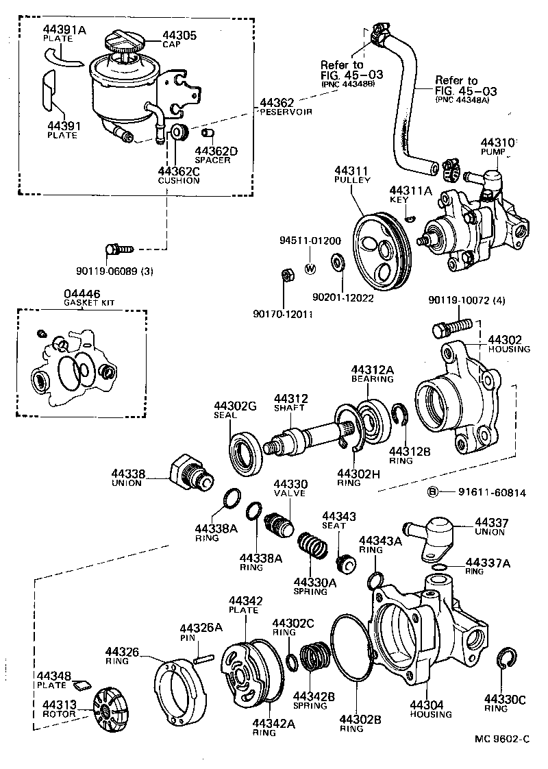 44320-20070 PUMP ASSY, VANE product image