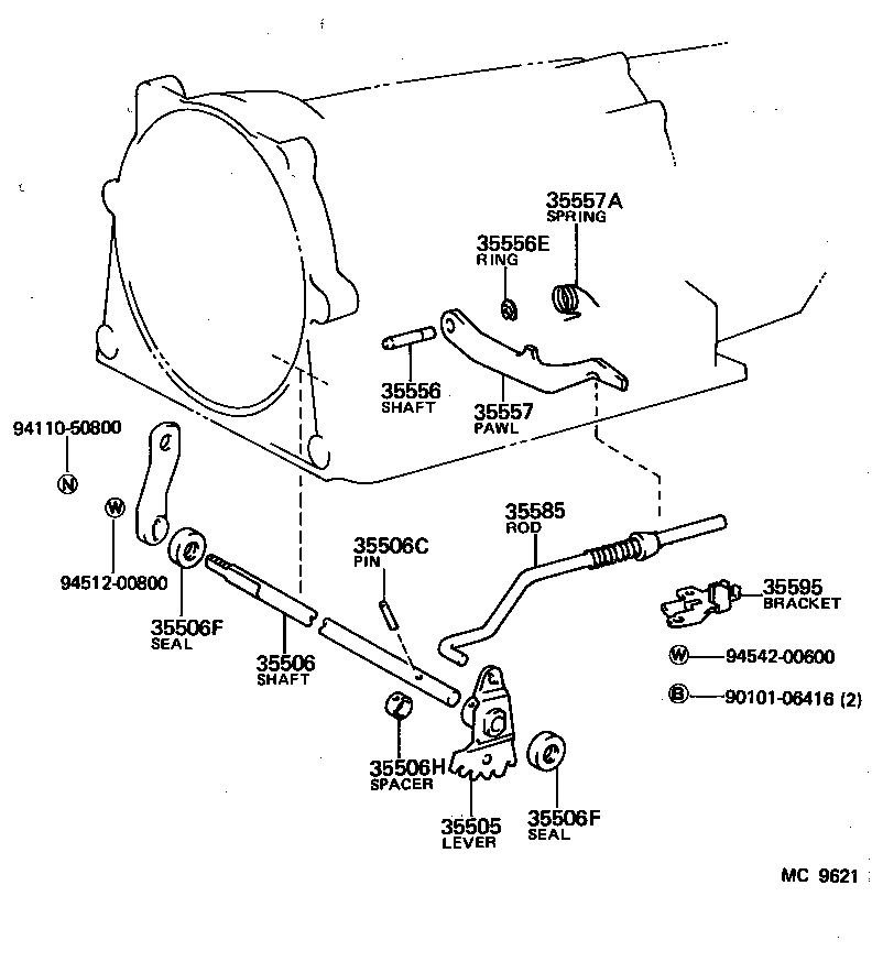 35520-12090 CABLE ASSY, THROTTLE product image