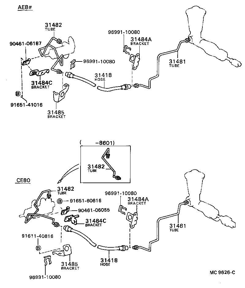 31301-12290 PEDAL SUB-ASSY, CLUTCH product image