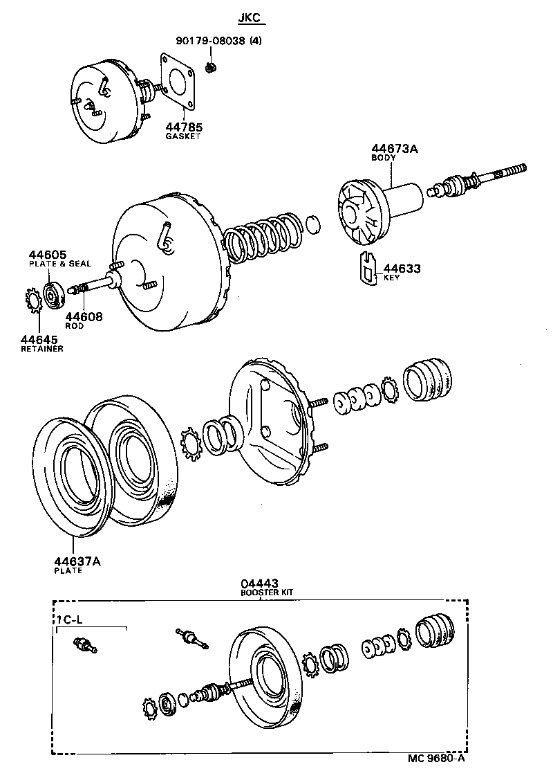 44772-12280 HOSE, CHECK VALVE TO BRAKE BOOSTER product image