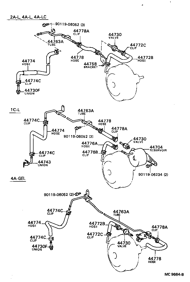 44704-12010 RESERVOIR SUB-ASSY, VACUUM product image