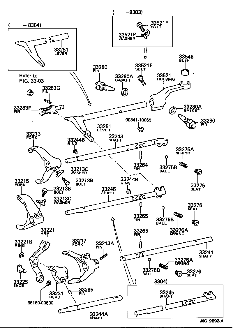 33213-30050 FORK, 3RD & 4TH SHIFT product image