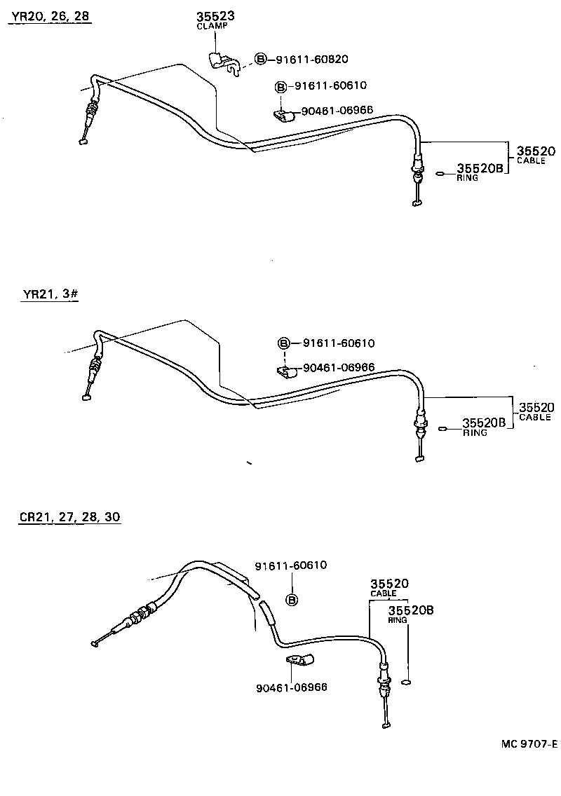 35572-28040 LEVER, TRANSMISSION CONTROL SHAFT, RH product image