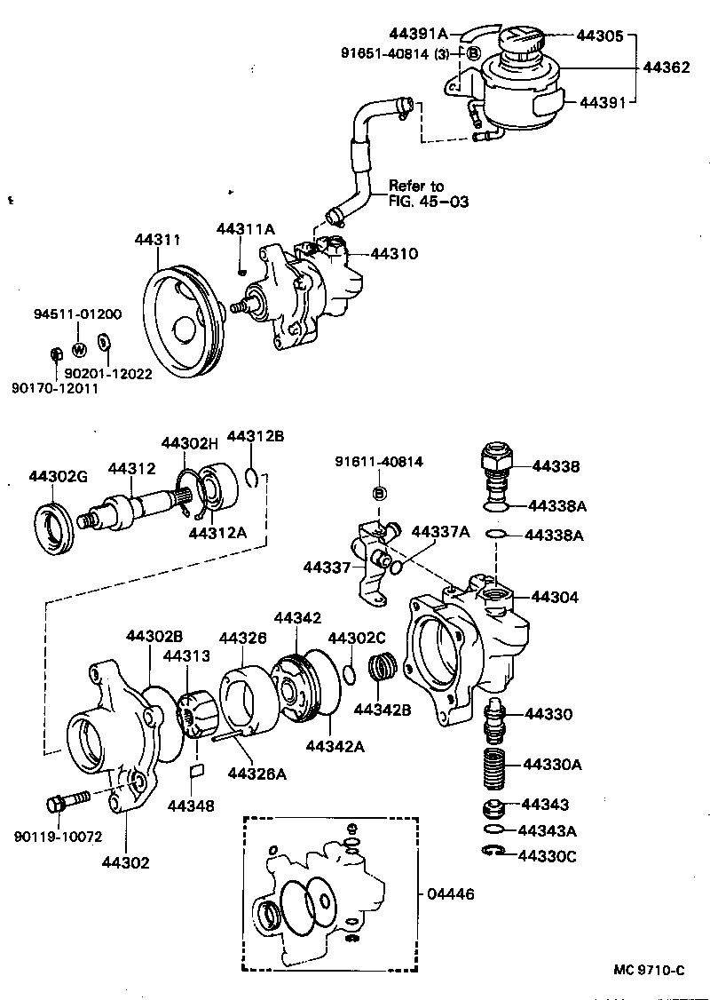 44320-28040 PUMP ASSY, VANE product image