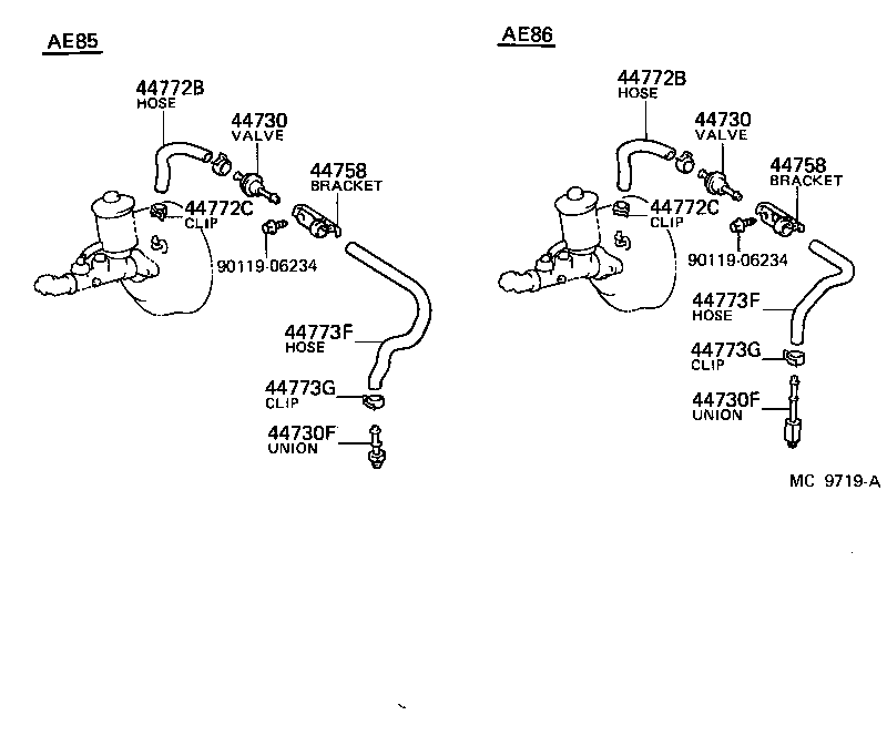 44610-12410 BOOSTER ASSY, BRAKE product image