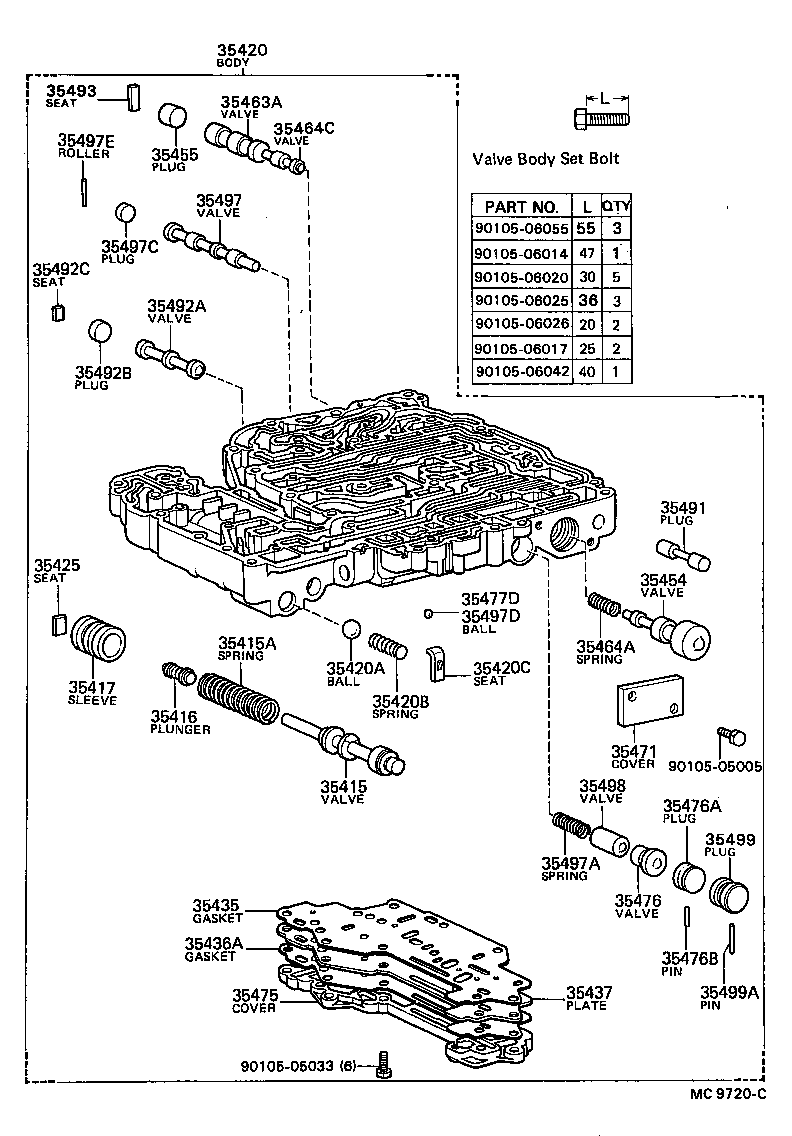 90501-27010 SPRING, COMPRESSION (FOR ACCUMULATOR PISTON NO.2) product image