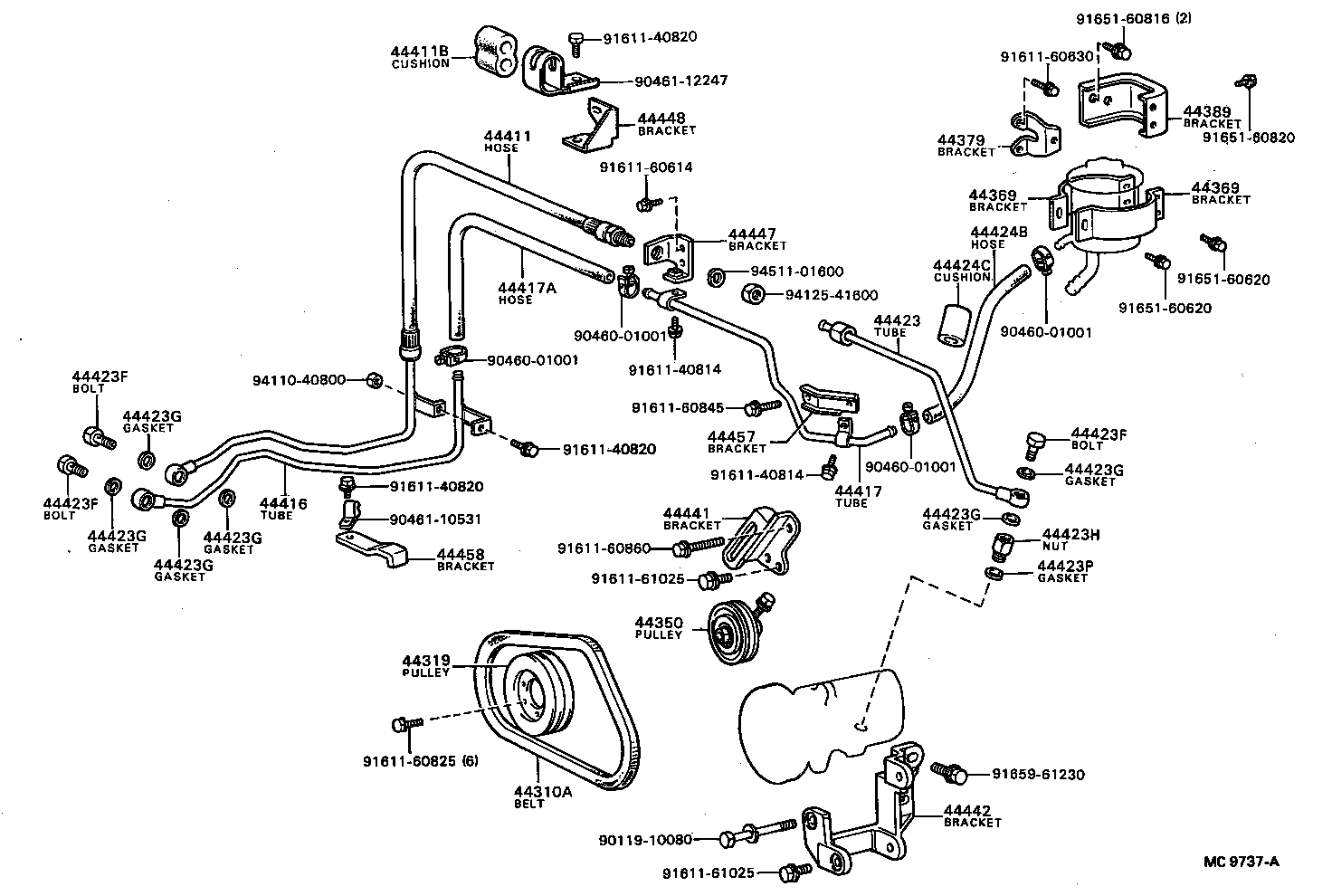 44319-36050 PULLEY, VANE PUMP DRIVE product image