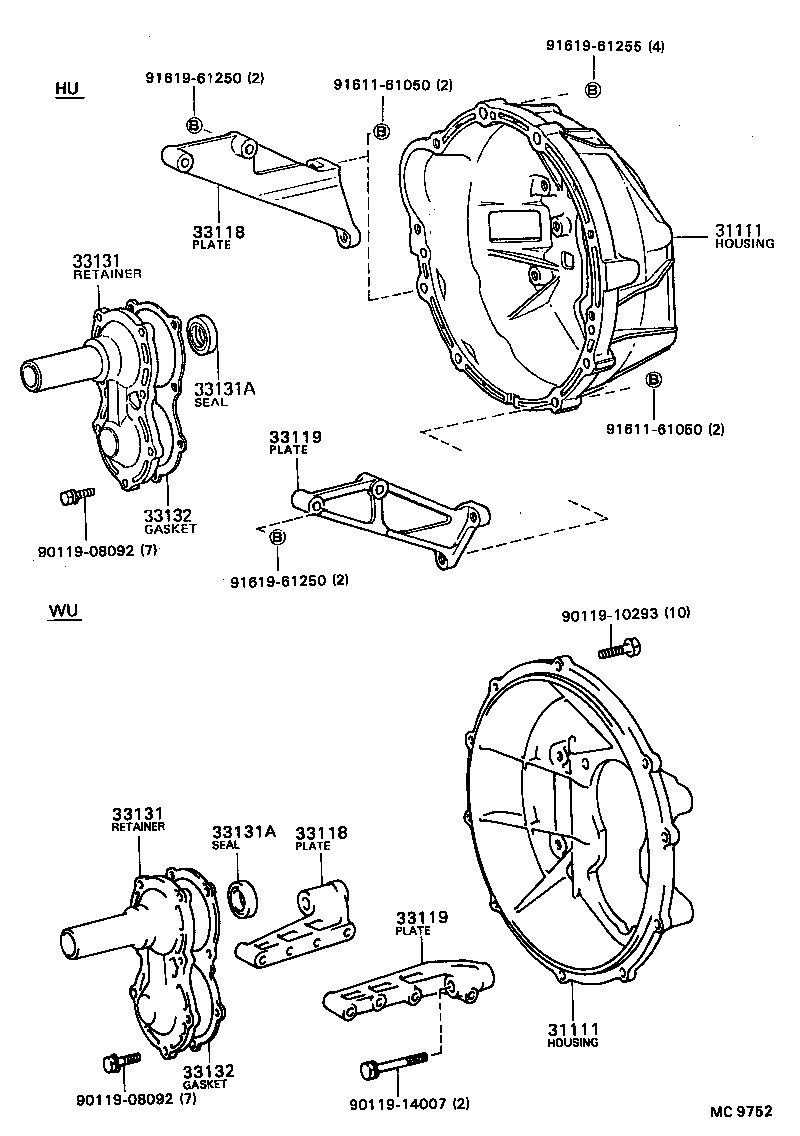 33119-60010 PLATE, STIFFENER, LH(MTM) product image