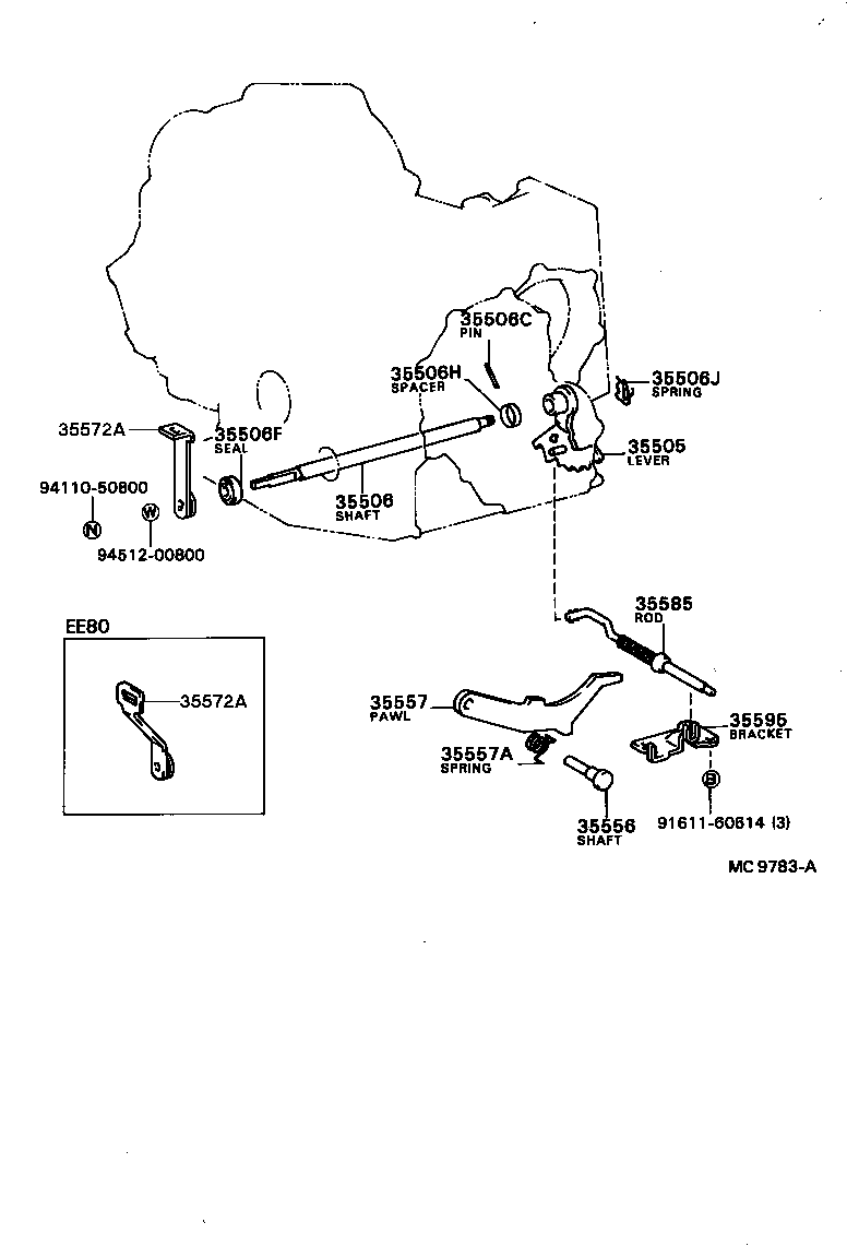 35520-12151 CABLE ASSY, THROTTLE product image