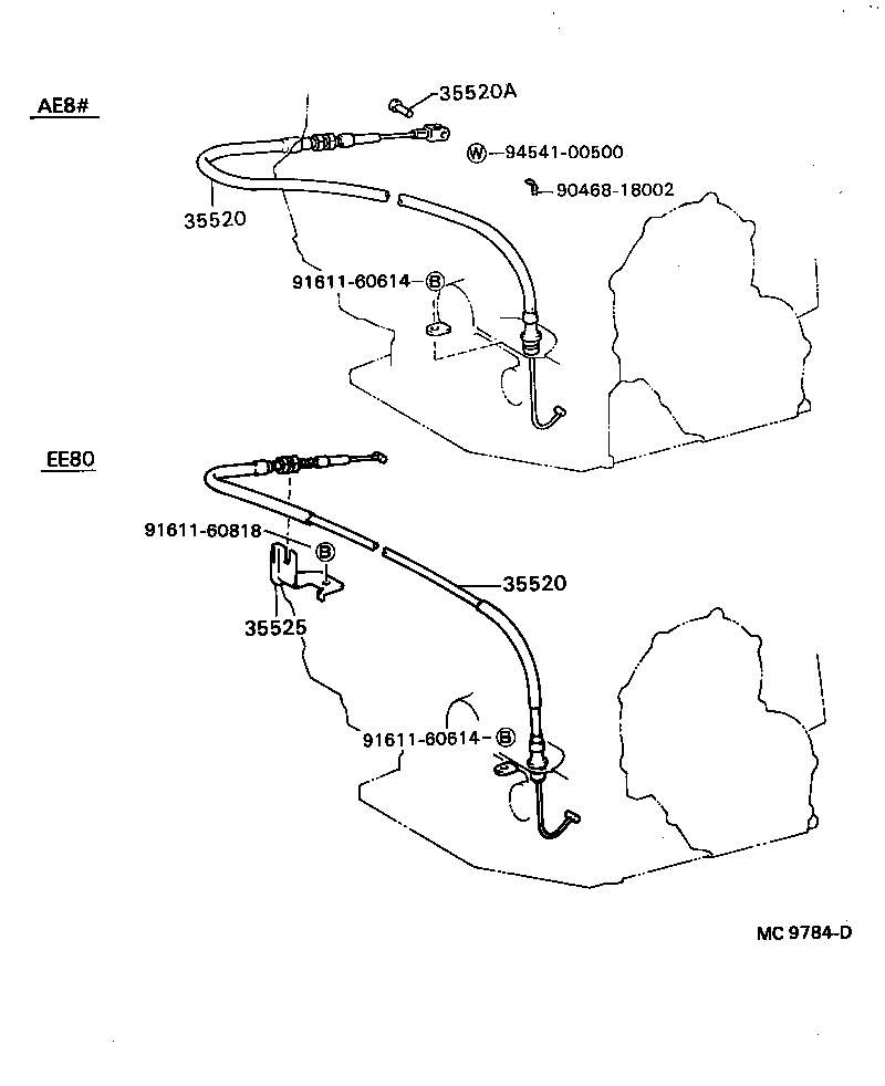 35520-12151 CABLE ASSY, THROTTLE product image