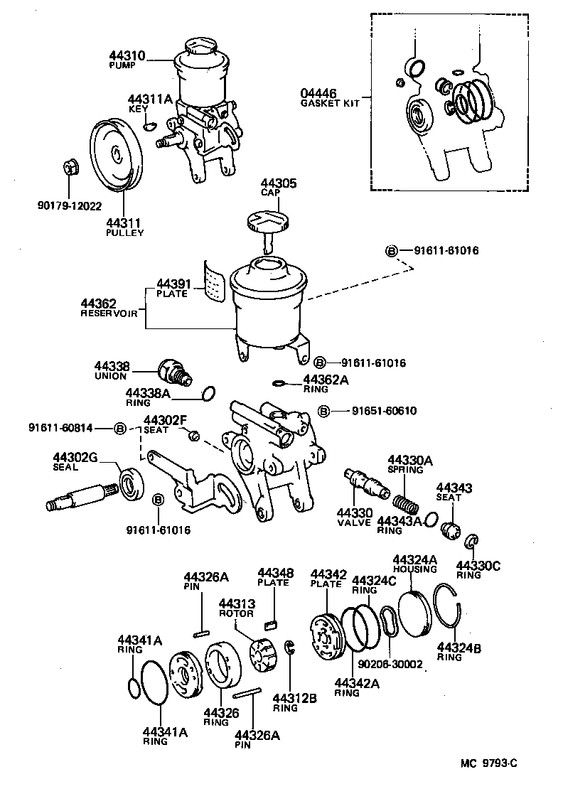 44320-12090 PUMP ASSY, VANE product image