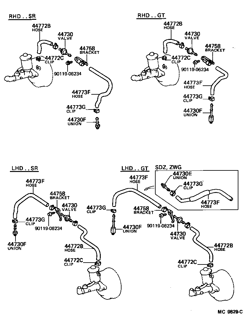 44610-12450 BOOSTER ASSY, BRAKE product image