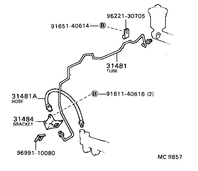 31301-12130 PEDAL SUB-ASSY, CLUTCH product image