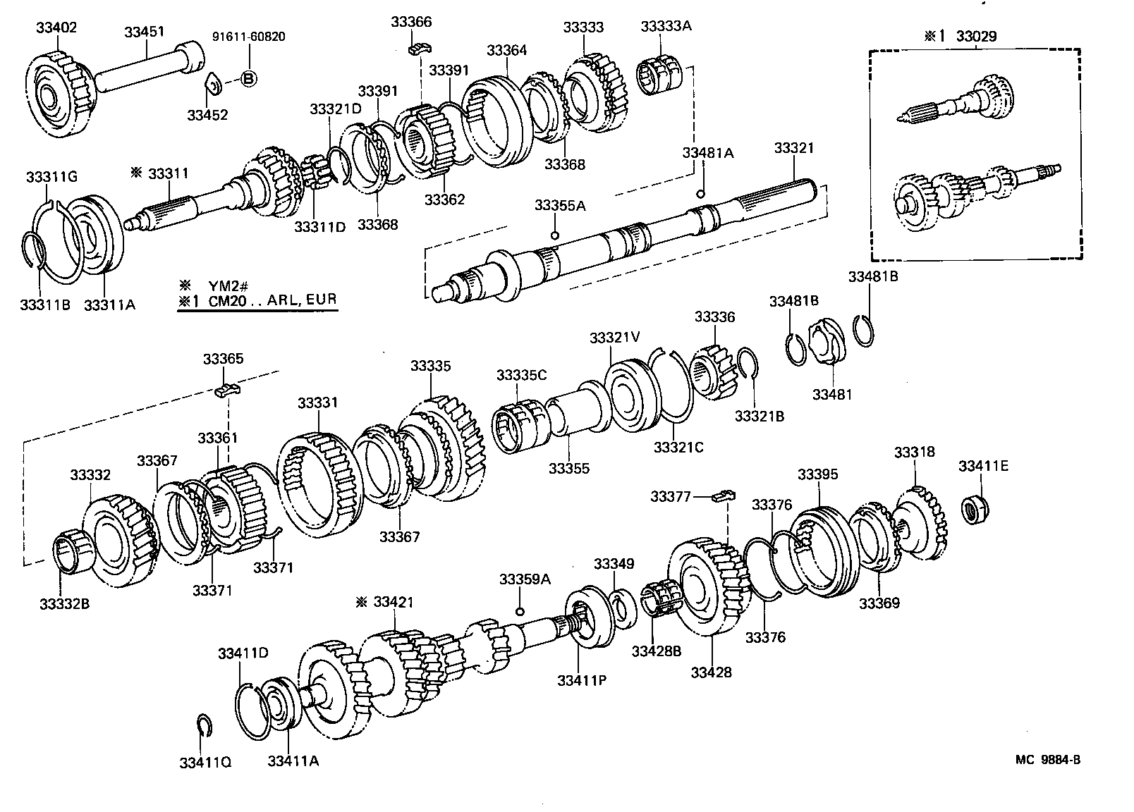 33367-26022 RING, SYNCHRONIZER, NO.1 product image