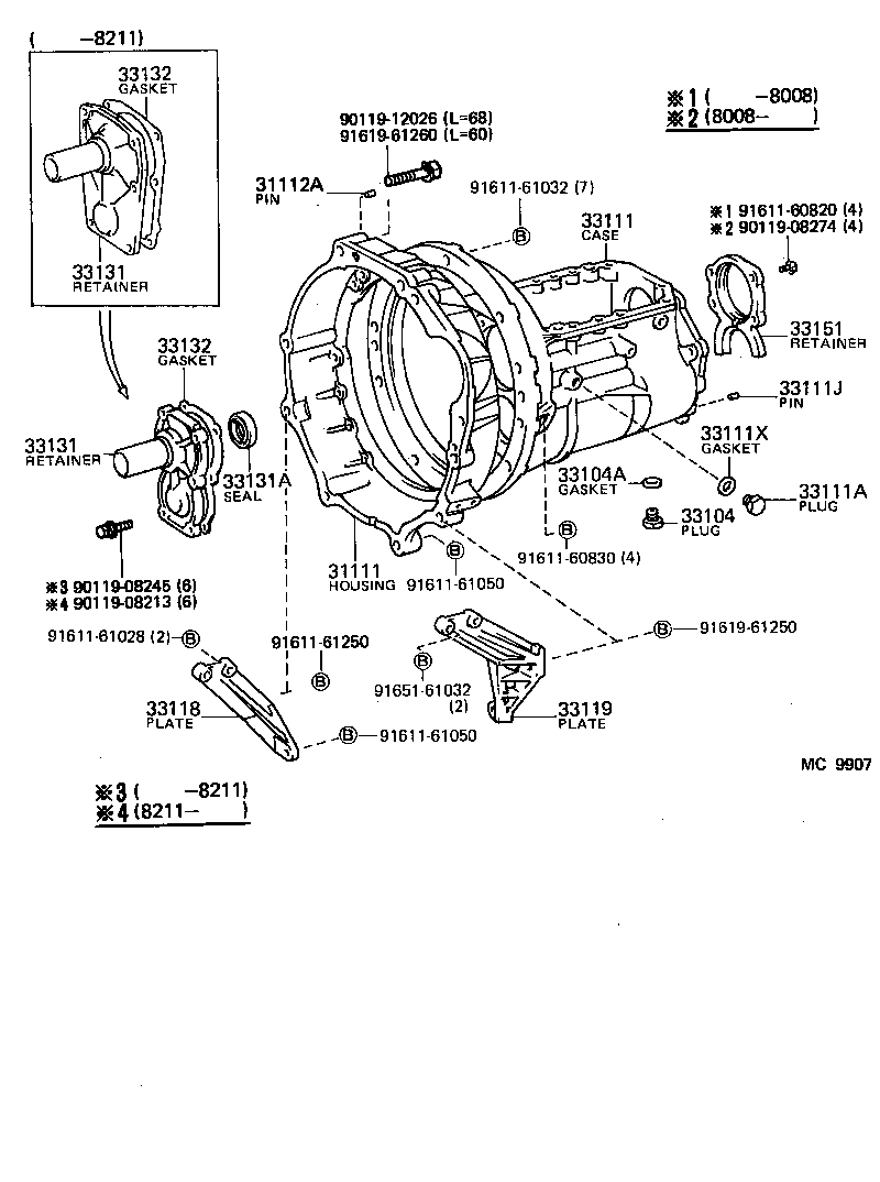 31111-30130 HOUSING, CLUTCH product image