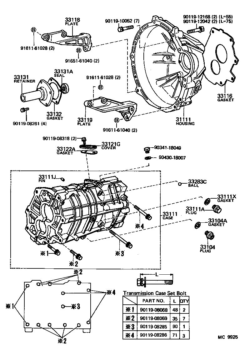 31111-14060 HOUSING, CLUTCH product image