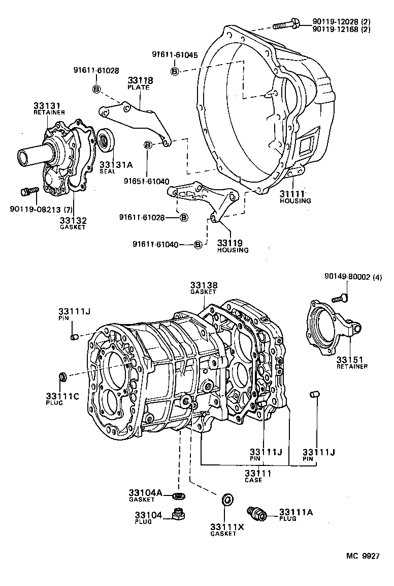 31111-14060 HOUSING, CLUTCH product image