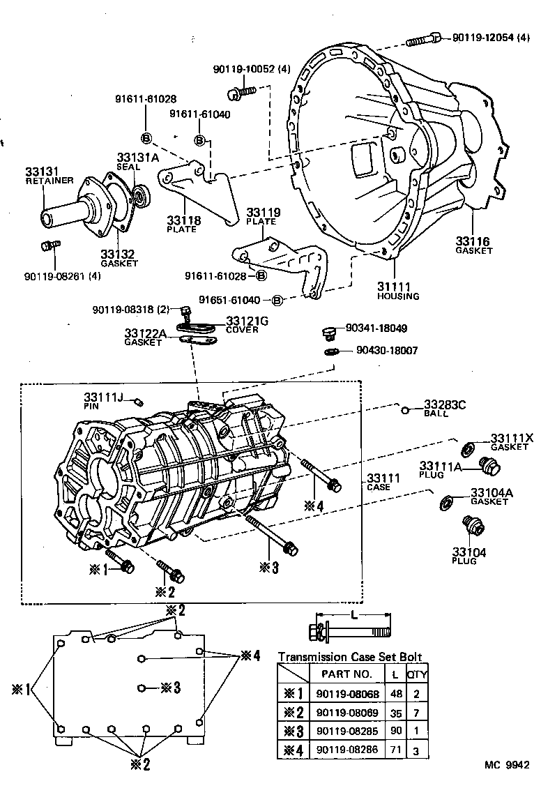 31111-14080 HOUSING, CLUTCH product image