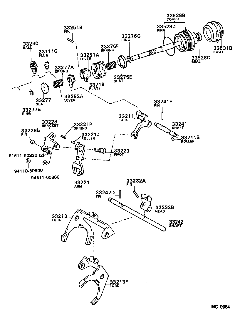 33211-12040 FORK, REVERSE SHIFT product image