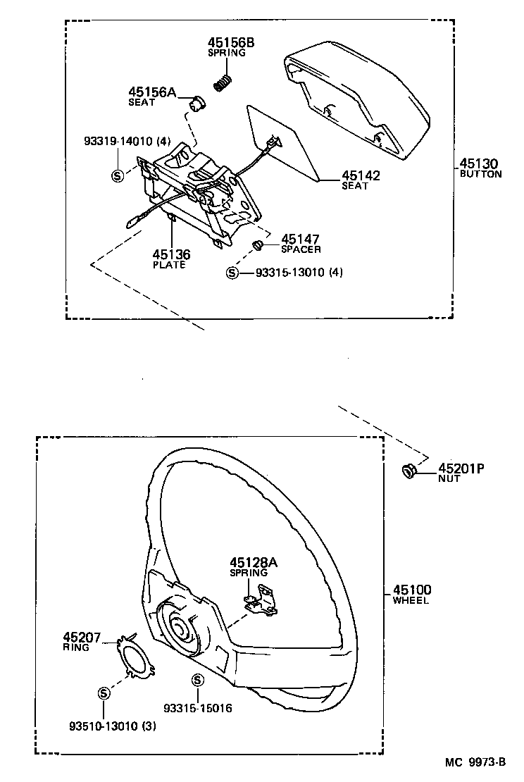 45100-12460 WHEEL ASSY, STEERING product image