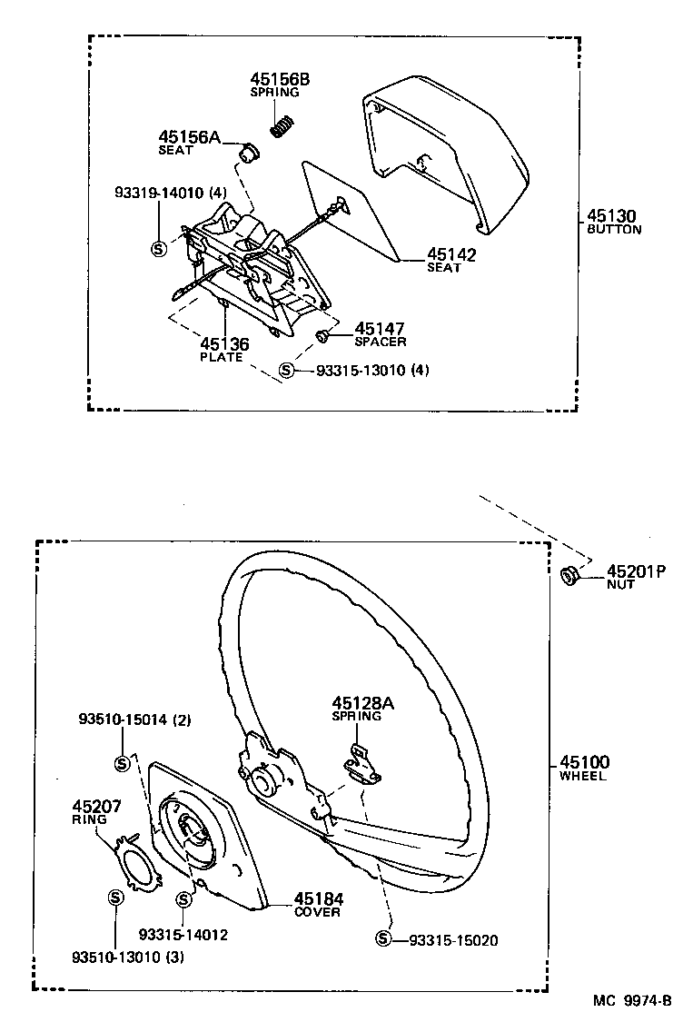 45100-12460 WHEEL ASSY, STEERING product image
