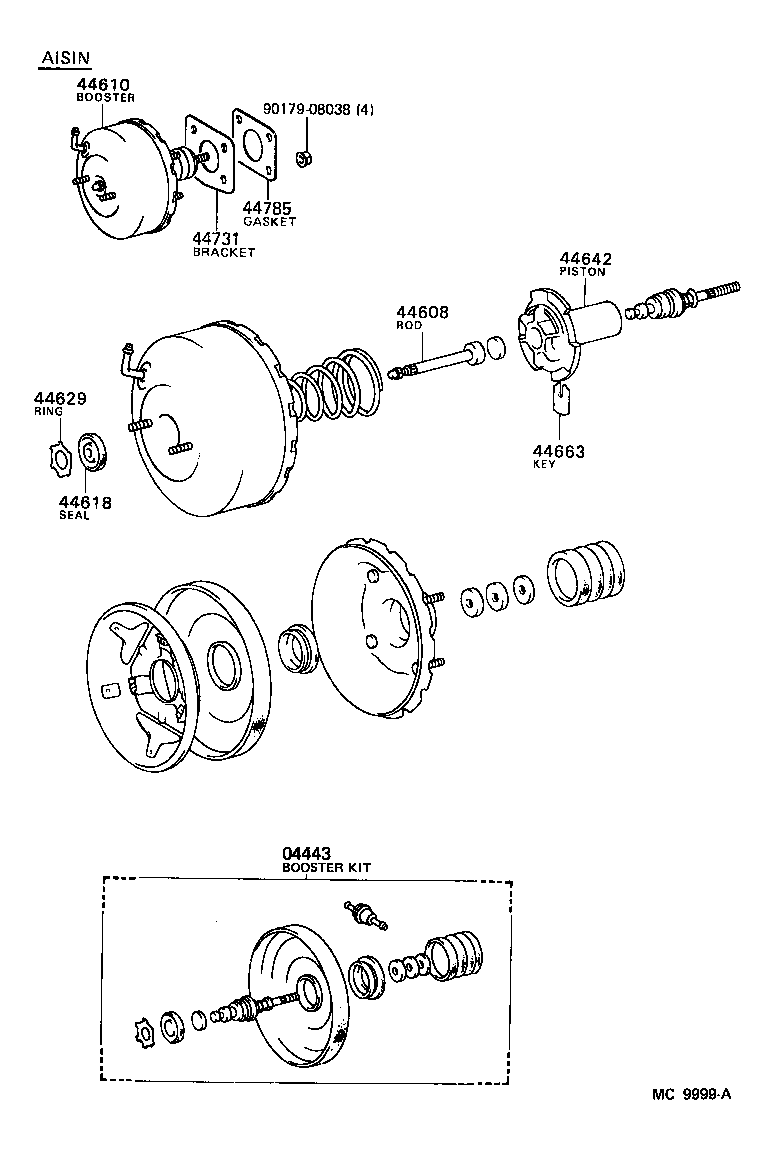 Toyota 44772-12180 HOSE, CHECK VALVE TO BRAKE BOOSTER