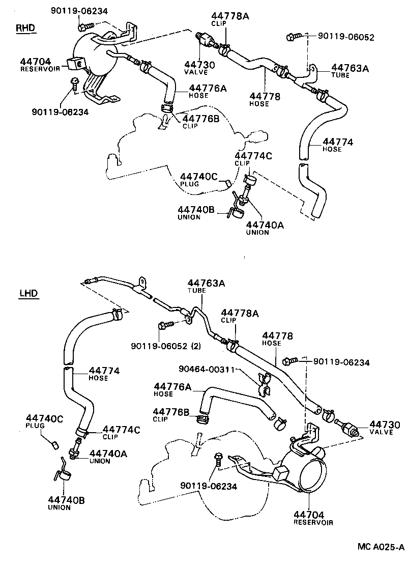 04443-32030 BOOSTER KIT, BRAKE product image