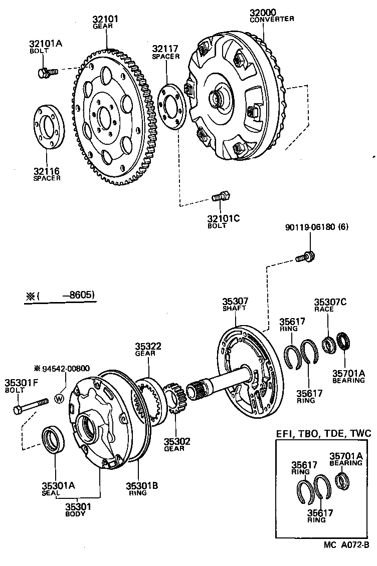 32000-30130 CONVERTER ASSY, TORQUE product image