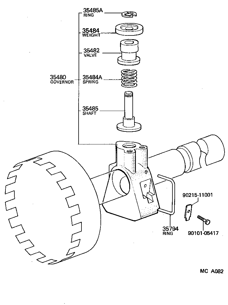 35480-28030 GOVERNOR product image