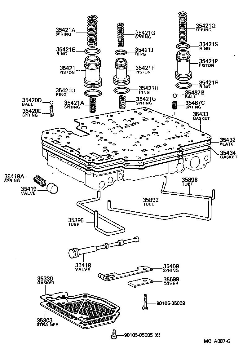 90501-18062 SPRING, COMPRESSION (FOR ACCUMULATOR PISTON NO.2) product image