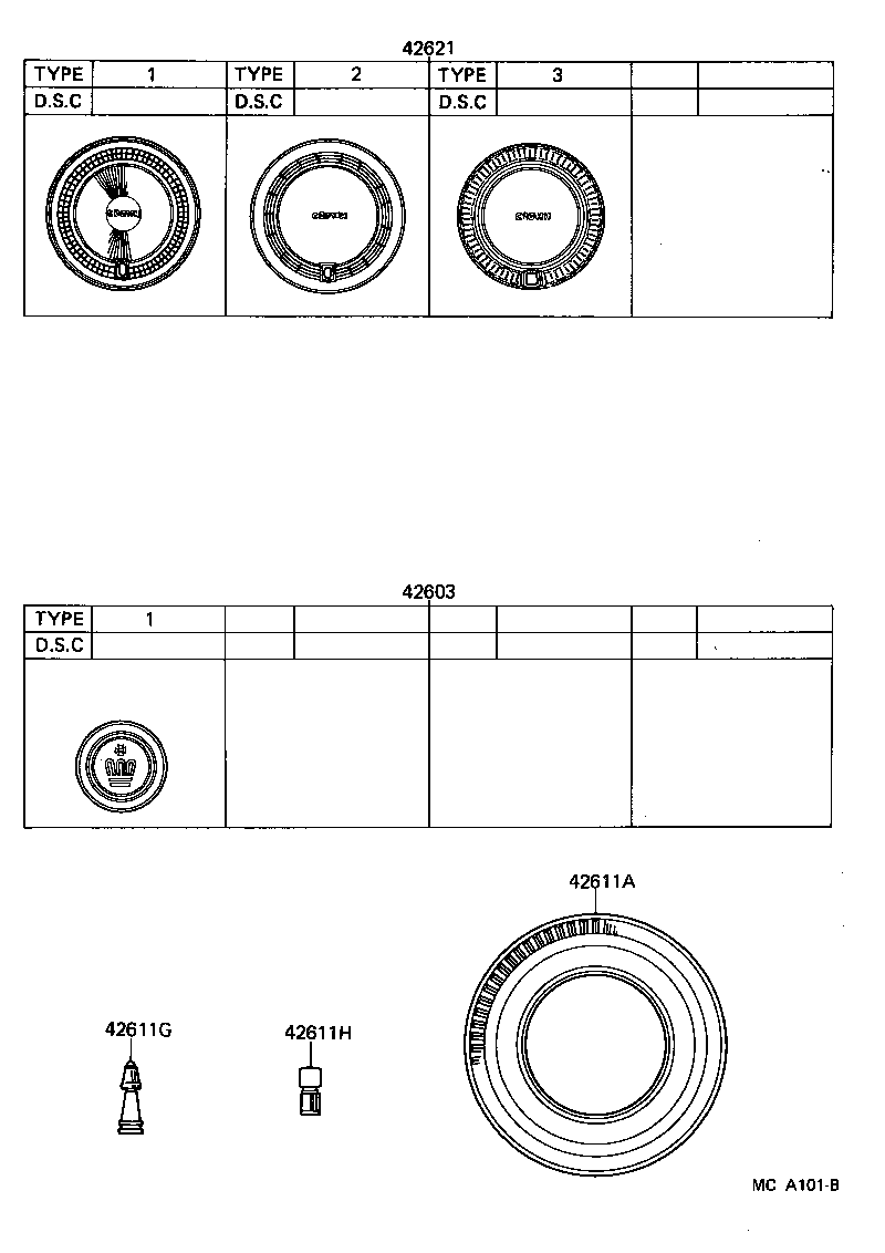 42605-30130 TIRE TUBE SET OR TUBELESS TIRE product image