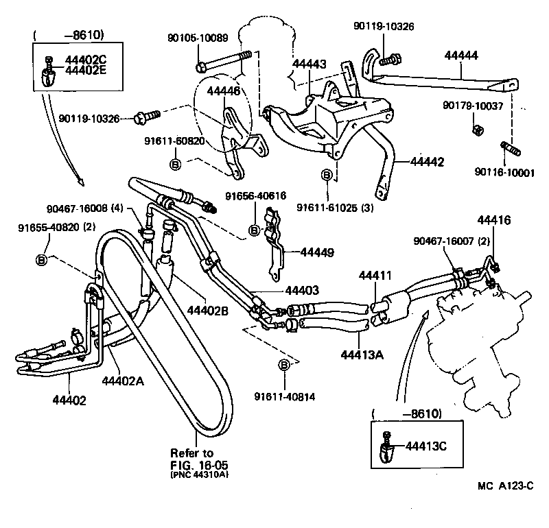 44350-20040 PULLEY ASSY, POWER STEERING IDLE product image