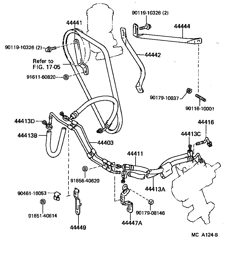 44350-20040 PULLEY ASSY, POWER STEERING IDLE product image