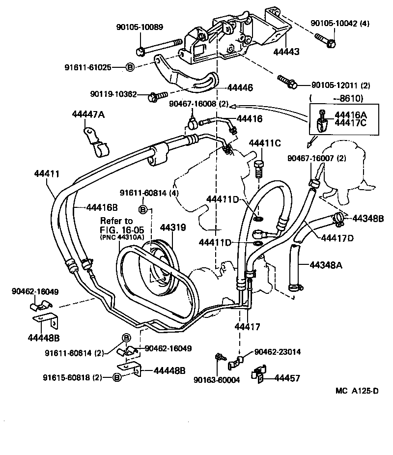 44350-20040 PULLEY ASSY, POWER STEERING IDLE product image