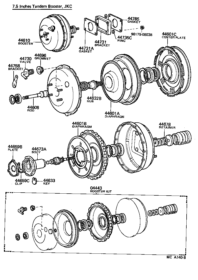 44735-30010 RING, BOOSTER BRACKET STOPPER product image