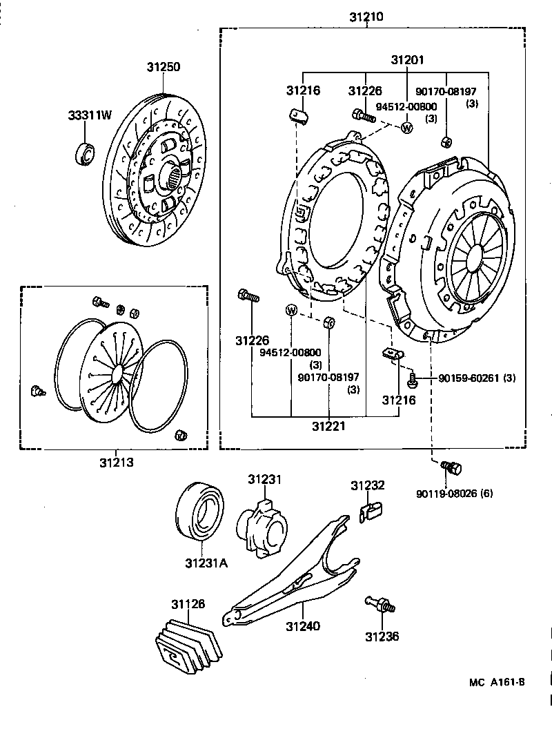 31210-30200 COVER ASSY, CLUTCH product image