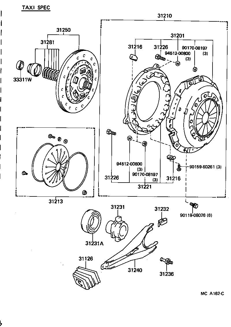 31210-30200 COVER ASSY, CLUTCH product image