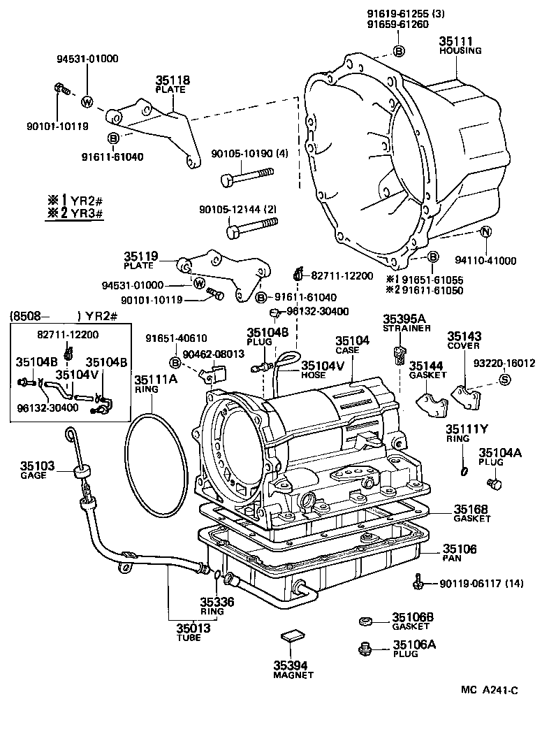 Toyota 35103-28010 GAGE SUB-ASSY, TRANSMISSION OIL LEVEL